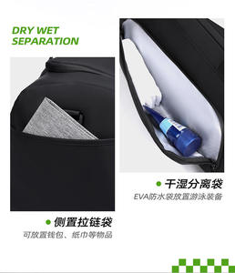 Men <b>Garment</b> Gym Tarpaulin Waterproof Duffle <b>Bag</b> Sports <b>Travel</b> Waterproof Duffel <b>Bag</b> with Secret Compartment - Product Image 2