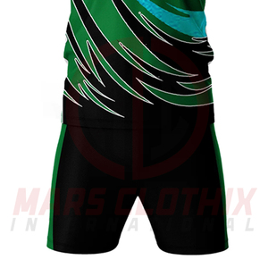 Tenue de rugby sublimée sur mesure, 100 % polyester, ensemble maillot et short pour équipe adulte, faible quantité minimum de commande - Product Image 6