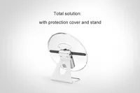Proyector LED Recargable de Escritorio de 30 cm, Pantalla Holográfica 3D, Cubierta Protectora, Compatible con Android/iOS/PC, con Batería