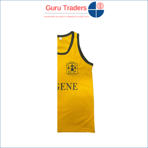 Personalización posible para chalecos deportivos para niños de primera calidad, cómodos, con diseño sólido, 100% poliéster, de un proveedor indio. - Product Image 3