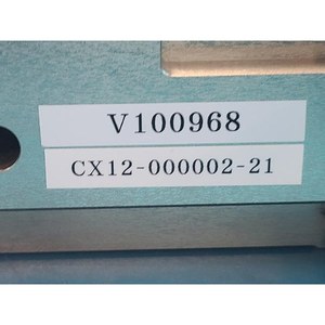 V-TEX ROLLCAM Vanne à fente CX12-000002-21 Vanne de soupape à vide utilisée telle qu'elle est, pièces d'équipement semi-conducteur d'occasion - Product Image 1