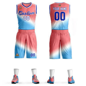 Ensemble Maillot et Short de Basketball Personnalisé Sans Manches Respirant Imprimé Grande Taille – Vêtements de Sport les Plus Vendus – Prix de Gros - Product Image 1