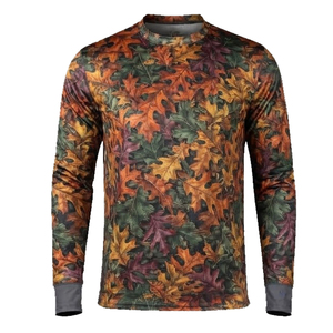 Men Autumn Animal Print Waterproof Moisture Wicking Polyester Full Sleeve Hunting Shirt <b>Camo</b> <b>Top</b> for Outdoor Wear - Product Image 2