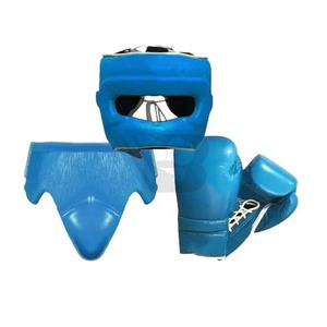 Ensemble de sparring de boxe de qualité supérieure, tout neuf, personnalisé, en cuir véritable, ensemble complet professionnel - Product Image 3