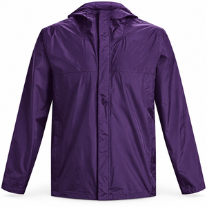 Chaqueta Impermeable y Cortavientos de Poliéster Ligero Personalizada para Invierno con Capucha, Solapa para Lluvia y Cremallera Frontal Completa - Product Image 2