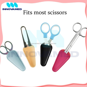 ปลอกกรรไกรหนัง PU แบบใช้ซ้ำได้ 6 ชิ้น เป็นมิตรกับสิ่งแวดล้อม ป้องกันการบาด ปลอดภัย สีสันสดใส พกพาสะดวก สำหรับงานเย็บปักถักร้อยและตกแต่งคิ้ว - Product Image 2