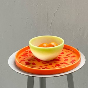 Bol de service en résine style européen, moderne et durable, vaisselle de fête, vaisselle de table, finition miroir, décoration intérieure, bol à fruits et snacks - Product Image 4