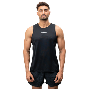 Camisetas sin mangas Caprio para hombre, 100% algodón, transpirables, de secado rápido, cuello redondo, personalizables, OEM, ODM, marca privada, chaleco informal para gimnasio - Product Image 1
