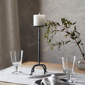 Handmade Iron Candle Holder Contemporary Decorative Accent For Bedroom Living Area And Festive Candle Arrangement Collection - Product Image 5