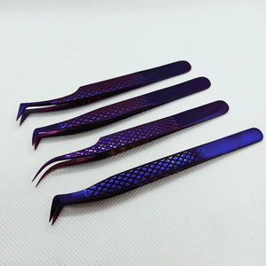 Pinzas Profesionales para Pestañas al por Mayor, Pinzas para Extensión de Pestañas, Pinzas para Cejas y Pestañas, Herramienta de Belleza Puntiaguda de Acero Inoxidable - Product Image 2