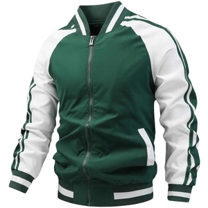 Chaqueta Varsity Personalizada para Hombre, Talla Grande, Chaqueta de Invierno, Chaqueta de Béisbol con Letras, Chaqueta Deportiva con Mangas de Cuero y Lana - Product Image 6