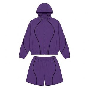 Men's Windbreaker Short <b>Sets</b> Windbreaker Shorts <b>Set</b> Men Nylon Men's Shorts Windbreaker <b>Set</b> - Product Image 1