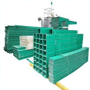 Goulotte de câblage ventilée/perforée en fibre de verre Soleil RP avec couvercle pour la protection des câbles industriels et de construction - Product Image 1