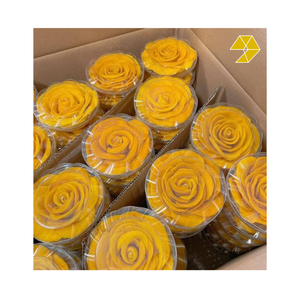 Rodajas de mango seco suave, envasado estilo rosas, venta al por mayor - Product Image 1