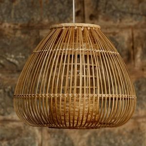 Lámpara Colgante de Bambú Natural Tejida a Mano para Renovación Residencial y Soluciones de Iluminación Comercial - Product Image 1
