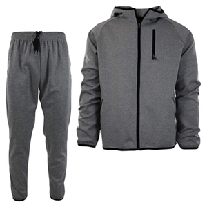 Trendy Women Plus Size Solid Winter <b>Polyester</b> <b>Tracksuit</b> Set Zip-Up Hoodie Joggers Casual Sport Fitness Gym Wear Activewear - Product Image 1