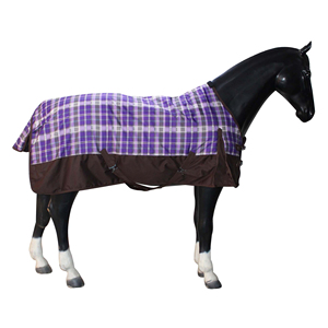 Nouvelles couvertures pour chevaux ODM personnalisées avec logo, vente en gros, meilleure qualité 2026, tissu respirant et imperméable pour écurie, couleur unique - Product Image 2