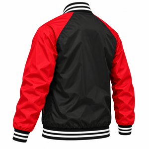 Veste coupe-vent pour homme avec logo personnalisé, style chic Y2K, streetwear, veste bomber Letterman, veste coupe-vent de haute qualité pour homme - Product Image 6