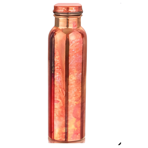 1000ml Handcrafted Blue Gold Painted Copper <b>Water</b> <b>Bottle</b> | Classic Design | King International | Decorative Reusable Copper - Product Image 3