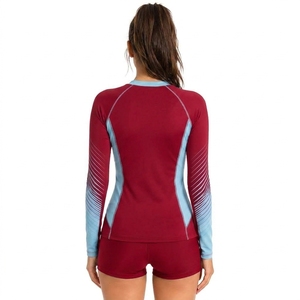 เสื้อรัดรูปพิมพ์ลายตามสั่ง ไซส์พลัส สำหรับโยคะ ฟิตเนส เสื้อยืดคอกลมสำหรับเล่นกีฬา พิมพ์ลายสำหรับผู้หญิง - Product Image 2