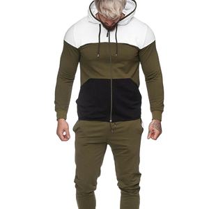 Ensembles de survêtements de Fitness pour hommes, vêtements de sport, survêtement d'entraînement et de Jogging, ensemble deux pièces - Product Image 3