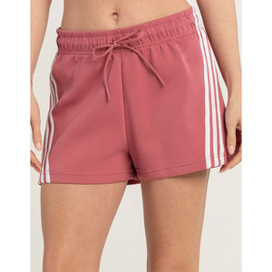 OEM Streetwear <b>Women's</b> Casual Breathable Athletic <b>Shorts</b> With <b>White</b> Stripes High Quality Regular Fit 100% Polyester Summer <b>Short</b> - Product Image 1
