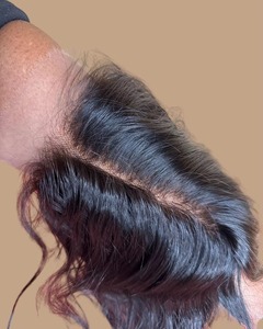 Peluca de Cabello Humano Remy con Cierre de Encaje Transparente de Calidad de Exportación, Sin Enredos, Textura Suave, Para Uso Estético Femenino, En Venta - Product Image 2