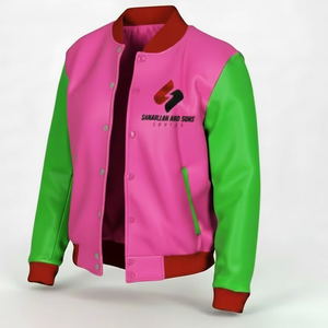 Veste de baseball de style varsity pour homme, vêtement décontracté de style streetwear - Product Image 5