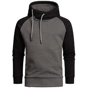 Sudadera con Capucha para Hombre, Diseño de Parches, Estilo Casual, Corte Regular, con Bolsillos, Forro Polar, Transpirable, Ecológica, para Otoño - Product Image 3