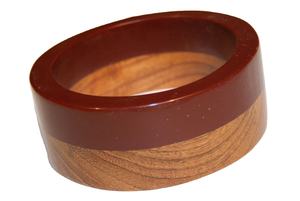 Bracelets en résine de bijouterie fantaisie, bracelets en résine superposés faits à la main avec une brillance multicolore, vert, noir, blanc, orange, marron et pavot - Product Image 5