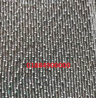 Tissu de dentelle 3D de luxe fantaisie traditionnel avec sequins, maille brodée brillante 100 % polyester, écologique et personnalisable pour robe de mariée