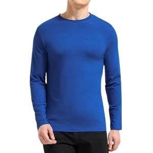 T-shirt en coton à manches longues surdimensionné pour homme, style streetwear décontracté, vente en gros directe usine - Product Image 5