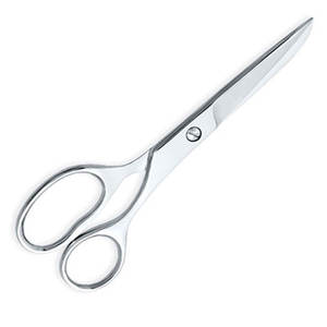 Ciseaux en acier inoxydable de qualité supérieure, lames durables et aiguisées pour la coupe de tissus, la couture et l'utilisation en atelier - Product Image 1