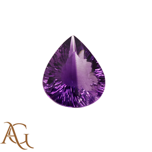 อเมทิสต์ธรรมชาติทรงลูกแพร์ แกะสลักด้วยเลเซอร์ สีม่วง แกะสลักแบบอินทากลิโอ สำหรับทำเครื่องประดับ ราคาขายส่ง คริสตัล - Product Image 6