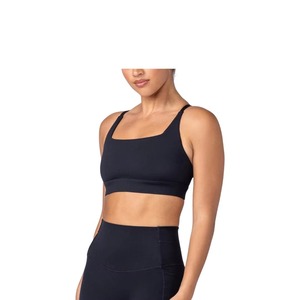 Custom Wholesale Womens Quick Dry Sports Bra Sexy <b>Cropped</b> Fitness <b>Top</b> with Custom Logo Gym & Yoga Workout Wear - Product Image 2