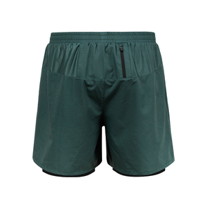 Custom Gym <b>Shorts</b> 2 in 1 Polyester Quick Dry Outdoor <b>Compression</b> <b>Shorts</b> Running Fitted <b>Mens</b> Running <b>Shorts</b> - Product Image 2