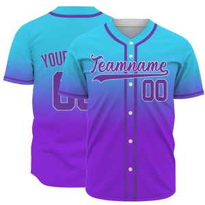 <b>Top</b> Best Quality Custom Digital Print Breathable <b>Mesh</b> Baseball Jersey <b>Plus</b> <b>Size</b> Anti-Bacterial Anti-UV Wholesale Men's OEM - Product Image 1