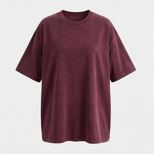 Camiseta de algodón extragrande para mujer, impresa a color y personalizada, con serigrafía para pedidos de boutiques de moda, ropa de tendencia. - Product Image 1