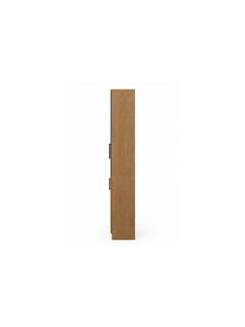 Librería Moderna de Madera con 6 Estantes y Puertas de Vidrio, Mueble de Almacenamiento Independiente para Oficina en Casa - Product Image 5