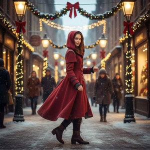 Chaqueta de pirata estilo victoriano gótico vintage para mujer, abrigo largo steampunk, talla extra grande, color morado - Product Image 6