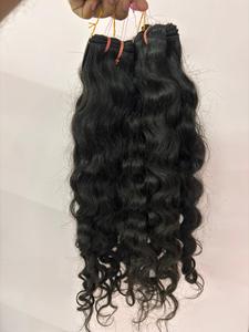 Raw Indian Burmese <b>Curly</b> Human Hair Bundles – 100% Unprocessed Temple Hair <b>Extensions</b> - Product Image 5