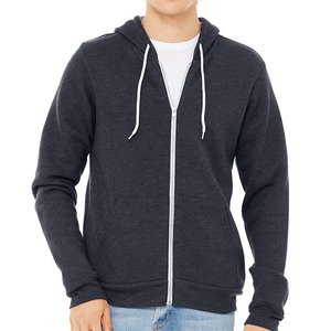 Sudadera con Capucha y Cremallera de Moda Retro para Hombre, Talla Grande, Gruesa, Personalizada al por Mayor, Fabricada en Bangladés - Product Image 3