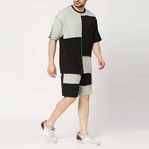 Conjunto deportivo de verano para hombre, personalizado al por mayor, camiseta de manga corta y pantalones cortos, conjunto de dos piezas, conjunto corto transpirable para hombre - Product Image 2