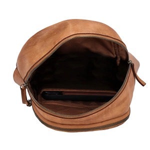 High Quality <b>Leather</b> <b>Laptop</b> Backpack for <b>Women</b> New Trendy Fashion Large Capacity Travel Shoulder <b>Bags</b> with Zipper Closure - Product Image 5