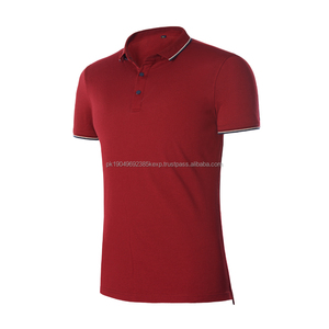 Camiseta Polo Deportiva de Golf Corporativa de Trabajo para Hombre, Uniforme, de Algodón, Poliéster y Elastano, de Secado Rápido, Transpirable, con Bordado Sólido - Product Image 6