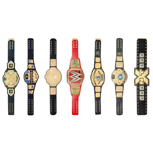 Ceinture de championnat de lutte poids lourd WWF, fabriquée en cuir de haute qualité, plaques en laiton personnalisées de 3 mm d'épaisseur - Product Image 6