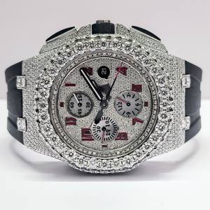 Reloj de Diamantes para Hombre Más Vendido, Automático, Mecánico, de Acero Inoxidable, de Lujo, Regalo para Él, Disponible para la Venta - Product Image 2