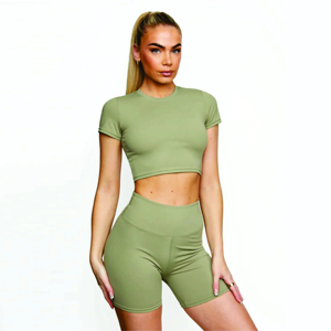 Shorts de mujer de alta calidad, 100% algodón, con logo impreso personalizado, color sólido, cómodos, estilo hip hop. - Product Image 3
