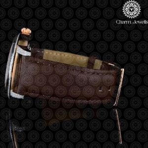 Montre mécanique de luxe Charm Jewells, boîtier en acier inoxydable de 40 mm, cadran en cristal saphir, bracelet analogique en acier inoxydable, automatique - Product Image 2