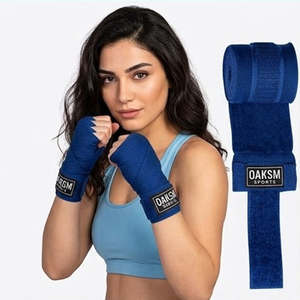 Bandages de boxe 180 pouces en coton élastique respirant auto-adhésifs pour MMA, Muay Thai, Kickboxing, Fitness, Gym, Exercice - Product Image 3